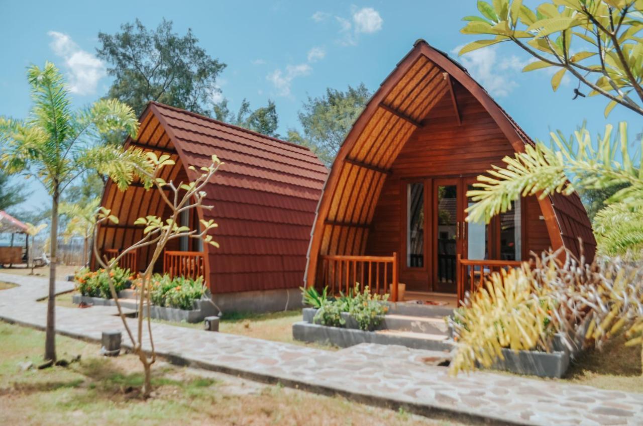 Laba Laba Bungalow Gili Meno Exteriör bild