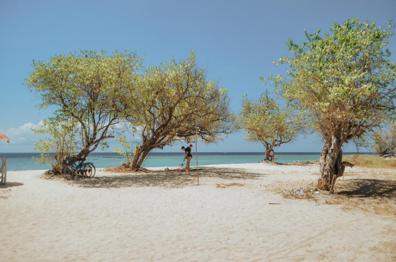 Laba Laba Bungalow Gili Meno Exteriör bild